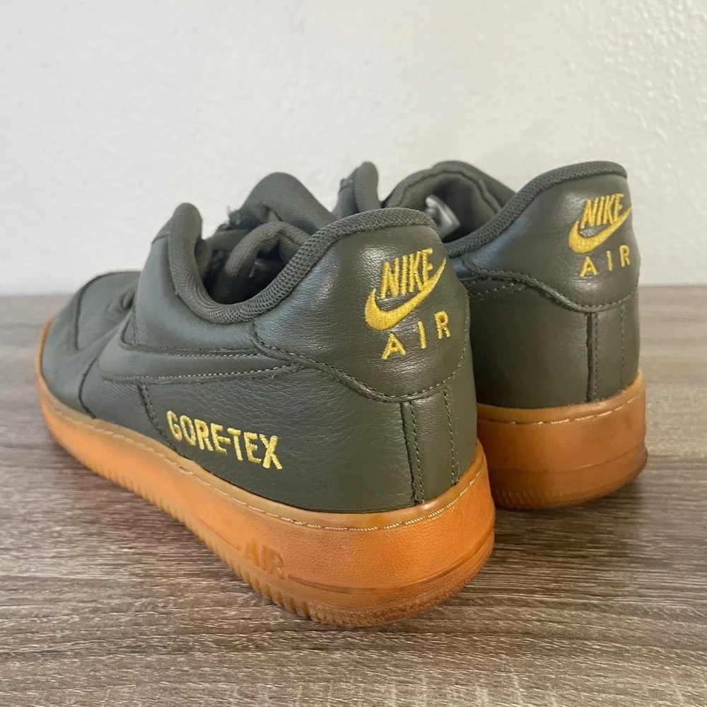 Nike Air Force 1 Low Gore-Tex Medium Olive Gum Mens 11.5 CK2630-200